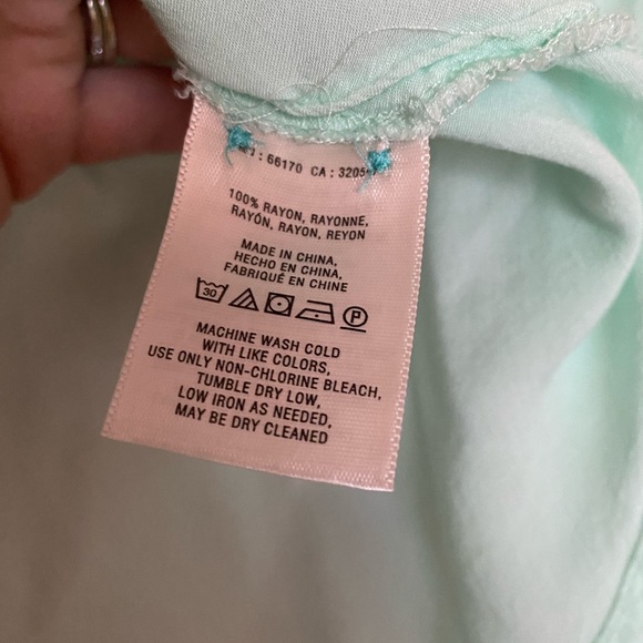 Anthropologie Maeve Mint Green Clara Blouse size 4 - Picture 7 of 7
